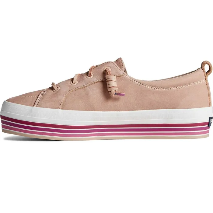 Sneakers Women Sperry Crest Vibe Platform Stripe Sneaker Pink Sneakers Women Sperry Crest Vibe Platform Stripe Sneaker Pink