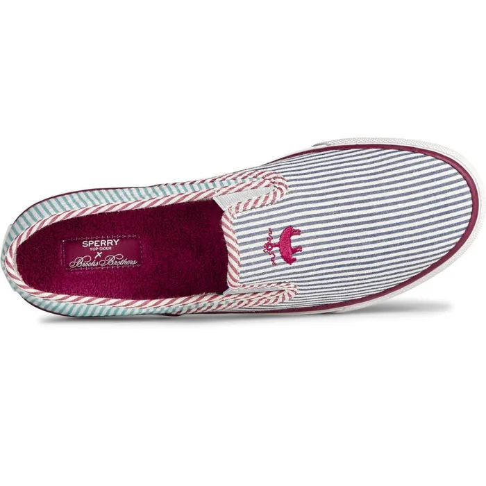 Sneakers Women Sperry Sperry X Brooks Brothers Slip On Sneaker Multi Sneakers Women Sperry Sperry X Brooks Brothers Slip On Sneaker Multi