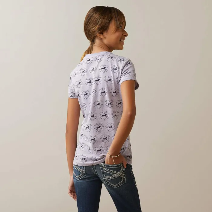 So Love TShirt Half Drop Heather Grey Kids Ariat English Riding Clothing So Love TShirt Half Drop Heather Grey Kids Ariat English Riding Clothing