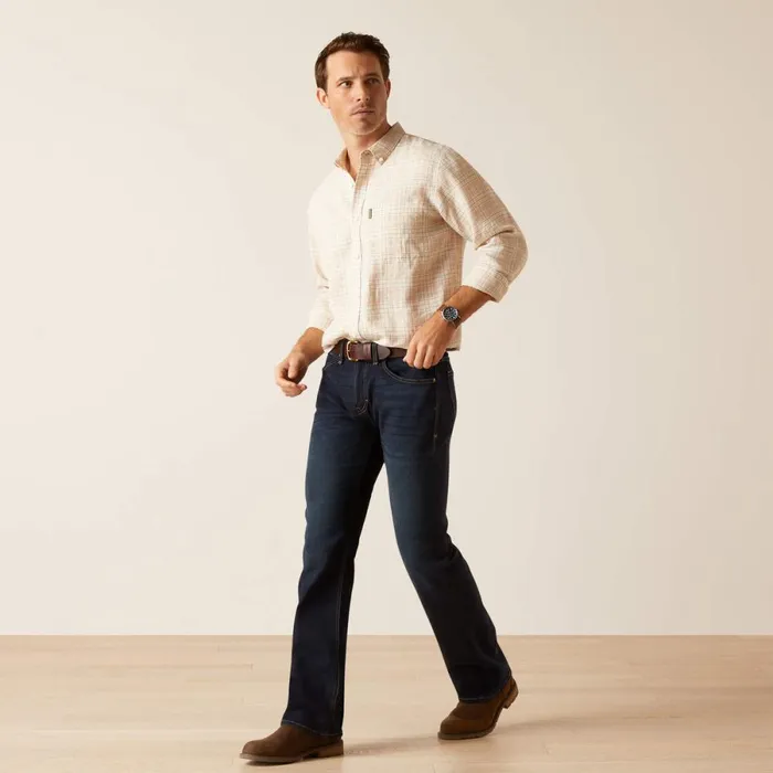 Sonoma Shirt Tan Plaid Men Ariat Button Down Shirts Sonoma Shirt Tan Plaid Men Ariat Button Down Shirts