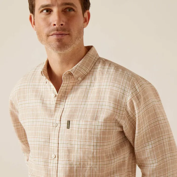 Sonoma Shirt Tan Plaid Men Ariat Button Down Shirts Sonoma Shirt Tan Plaid Men Ariat Button Down Shirts