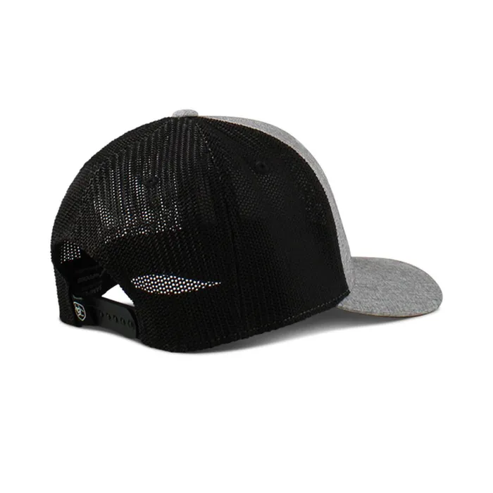 Southwest Embroidered Skull Cap Sliver Men Ariat Hats and Caps Southwest Embroidered Skull Cap Sliver Men Ariat Hats and Caps