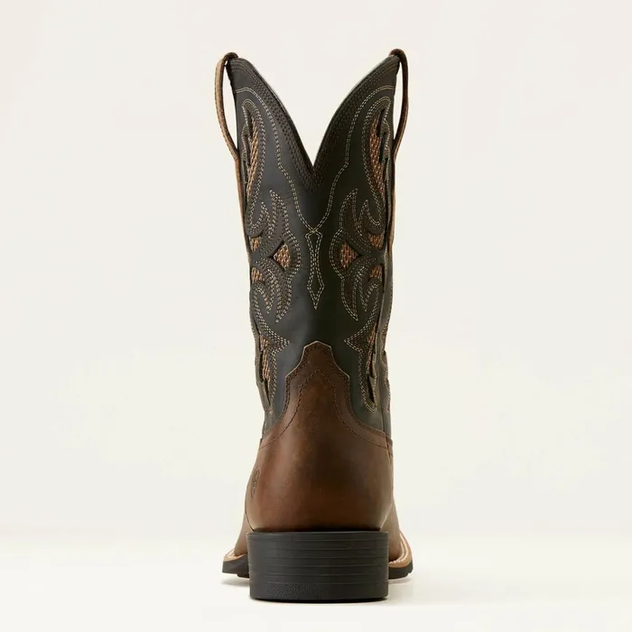Sport Fresco VentTEK Western Boot Herd Brown Men Ariat Western Boots Sport Fresco VentTEK Western Boot Herd Brown Men Ariat Western Boots