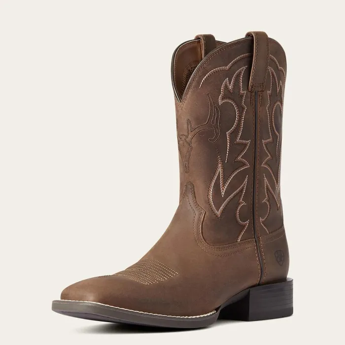 Sport Outdoor Western Boot Distressed Brown Men Ariat Western Boots