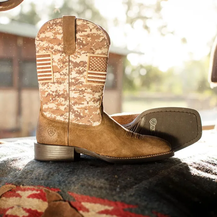 Sport Patriot Boot Ariat Antique Mocha Suede Men Ariat Western Boots Sport Patriot Boot Ariat Antique Mocha Suede Men Ariat Western Boots