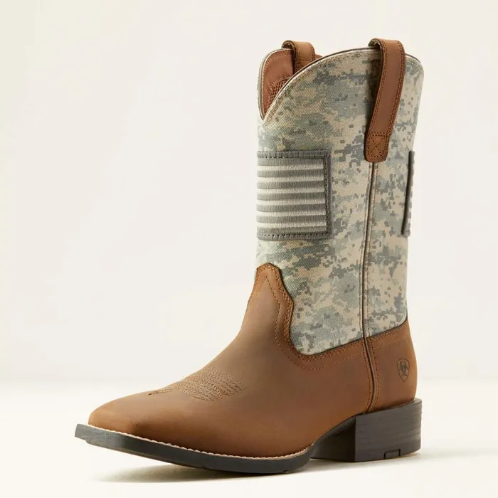 Sport Patriot Boot Ariat Distressed Brown Men Ariat Western Boots