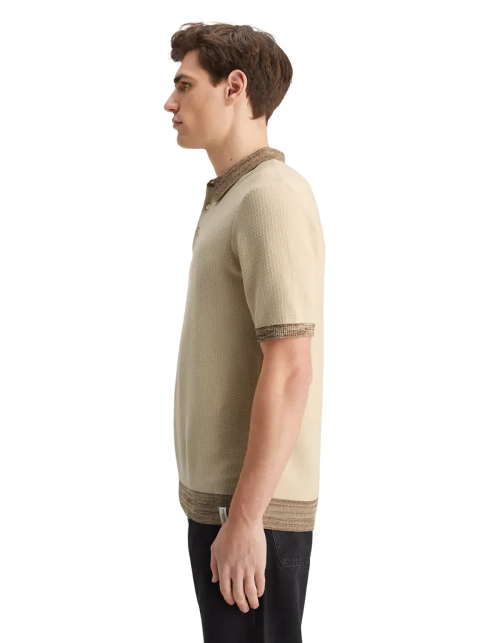 Structure Knitted Polo Multi Stripe Men Scotch and Soda TShirts and Polo Shirts Structure Knitted Polo Multi Stripe Men Scotch and Soda TShirts and Polo Shirts