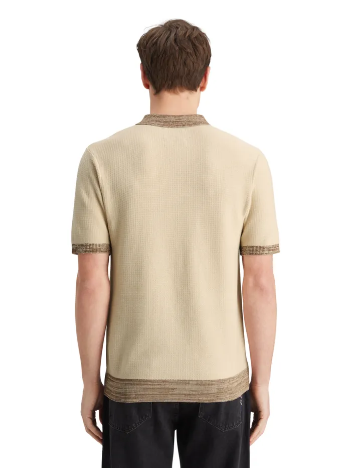 Structure Knitted Polo Multi Stripe Men Scotch and Soda TShirts and Polo Shirts Structure Knitted Polo Multi Stripe Men Scotch and Soda TShirts and Polo Shirts