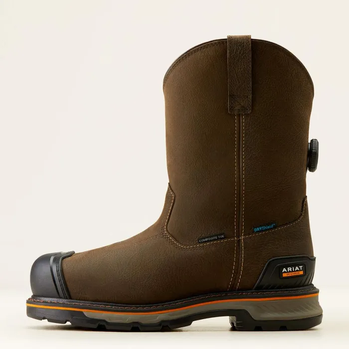 Stump Jumper PullOn BOA Waterproof Composite Toe Work Boot Iron Coffee Men Ariat Work Boots Stump Jumper PullOn BOA Waterproof Composite Toe Work Boot Iron Coffee Men Ariat Work Boots