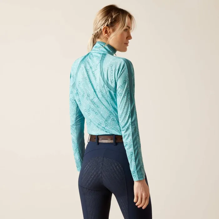 Sunstopper 30 14 Zip Baselayer Marine Blue Bit Women Ariat TShirts and Tops Sunstopper 30 14 Zip Baselayer Marine Blue Bit Women Ariat TShirts and Tops
