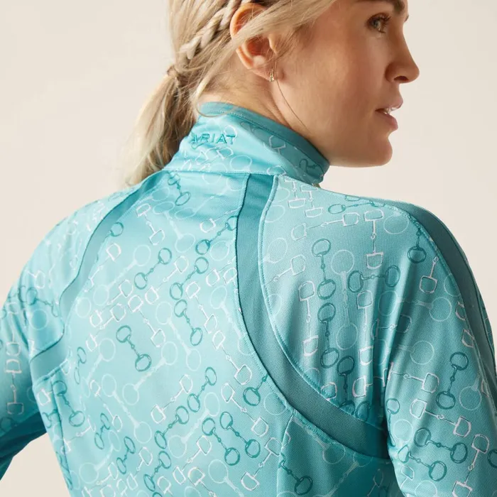 Sunstopper 30 14 Zip Baselayer Marine Blue Bit Women Ariat TShirts and Tops Sunstopper 30 14 Zip Baselayer Marine Blue Bit Women Ariat TShirts and Tops