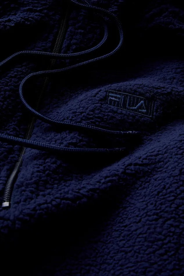 Sweatshirts and Hoodies Men Fila High Pile Fleece Jacket 400 Fila Navy Sweatshirts and Hoodies Men Fila High Pile Fleece Jacket 400 Fila Navy