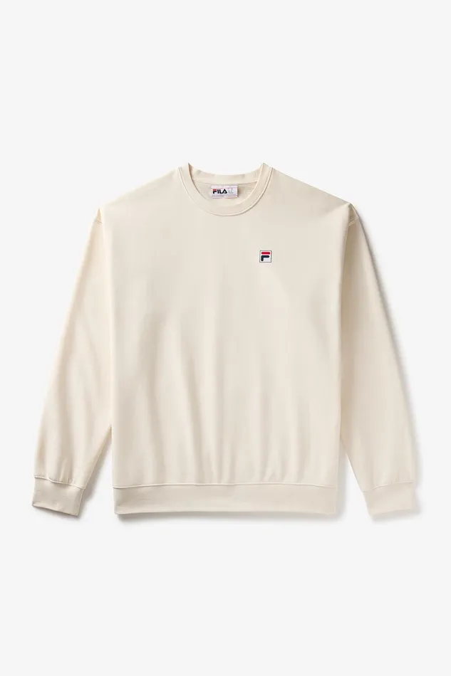 Sweatshirts and Hoodies Women Fila Classic Relaxed Sweatshirt 920 Gardenia