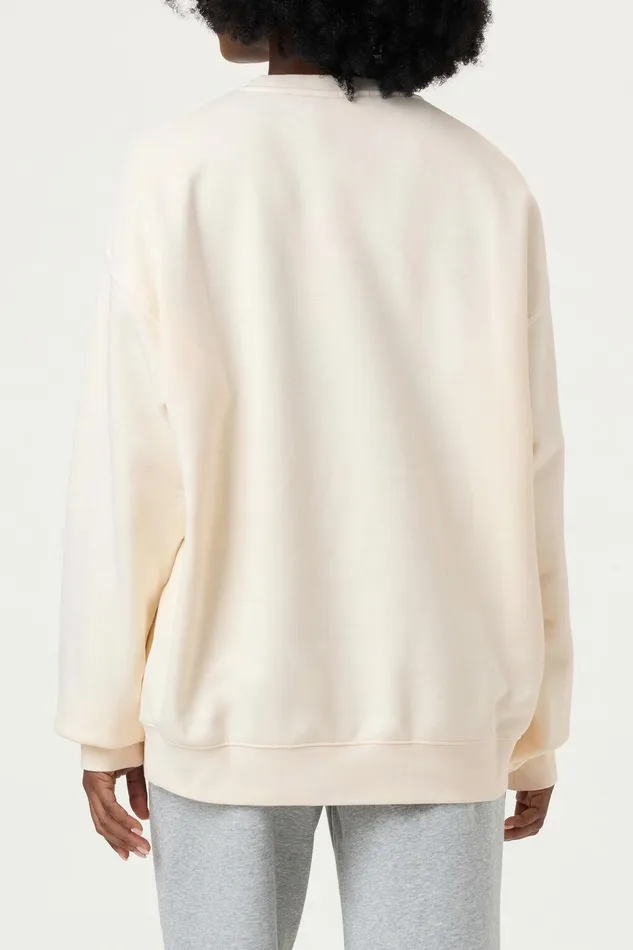 Sweatshirts and Hoodies Women Fila Classic Relaxed Sweatshirt 920 Gardenia Sweatshirts and Hoodies Women Fila Classic Relaxed Sweatshirt 920 Gardenia