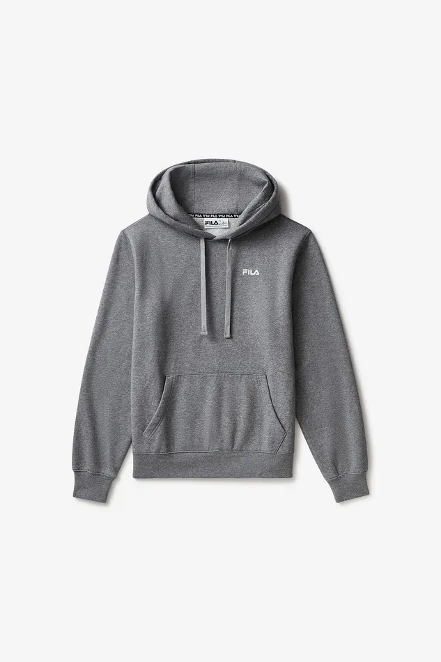 Sweatshirts and Hoodies Women Fila Sportstyle Linear Logo Hoodie 063 Varsity Heatherwhite
