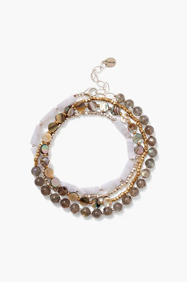 Taos Wrap Bracelet Blue Mix Women Chan Luu Bracelets