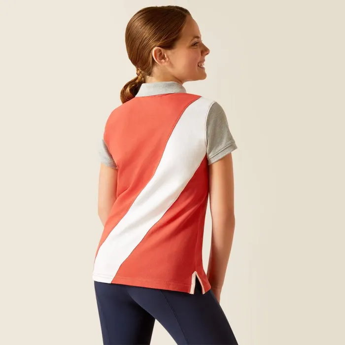 Taryn Polo Baked Apple Kids Ariat English Riding Clothing Taryn Polo Baked Apple Kids Ariat English Riding Clothing