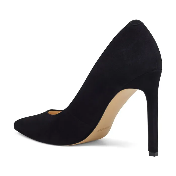 Tatiana Pointy Toe Pumps Black Suede Women Nine West Pumps Tatiana Pointy Toe Pumps Black Suede Women Nine West Pumps
