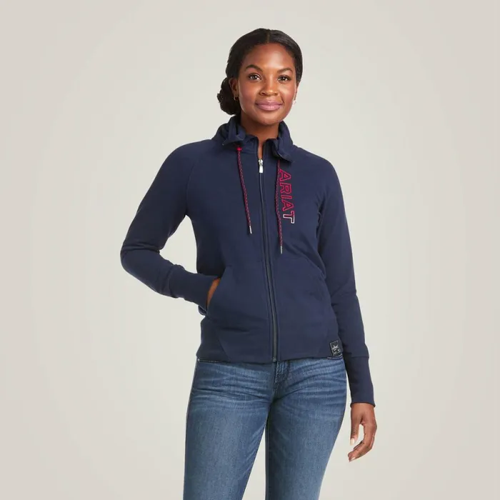 Team Logo Full Zip Sweatshirt Team Women Ariat Sweatshirts and Hoodies