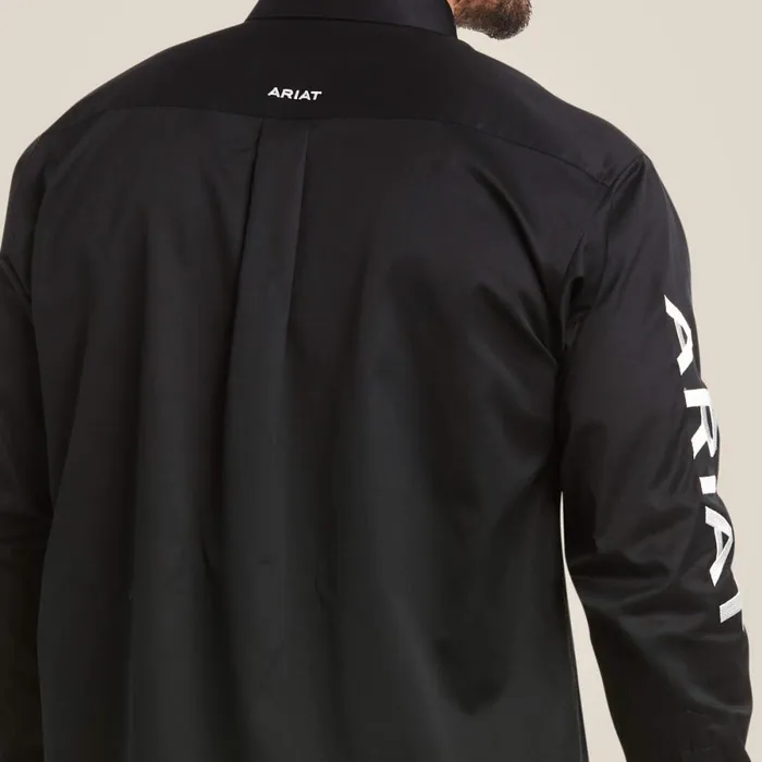Team Logo Twill Classic Fit Shirt Blackwhite Men Ariat Button Down Shirts Team Logo Twill Classic Fit Shirt Blackwhite Men Ariat Button Down Shirts