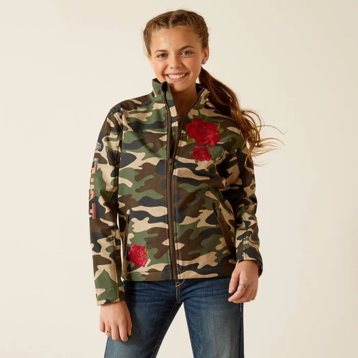 Team Softshell Rodeo Quincy Jacket Wild West Usa Kids Ariat Jackets and Vests