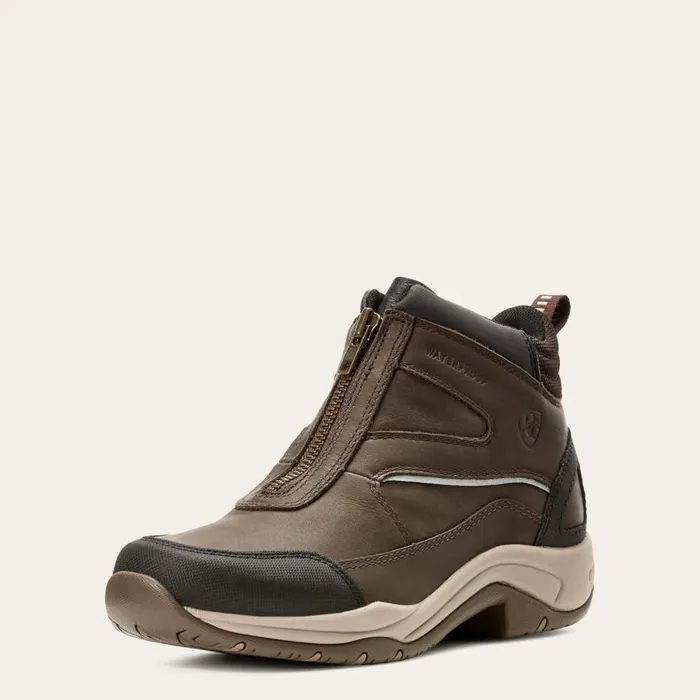 Telluride Zip Waterproof Dark Brown Women Ariat English Riding Boots