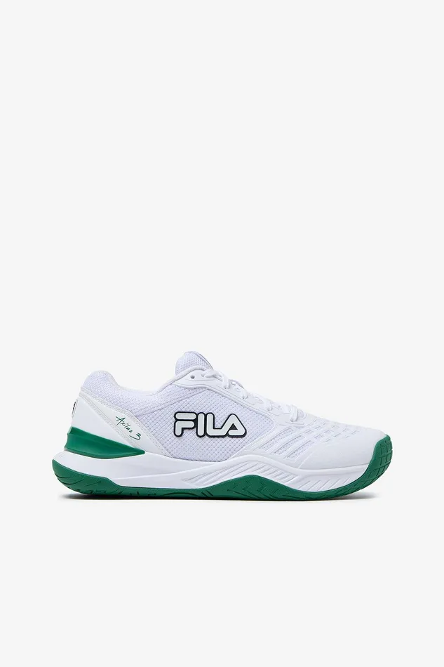 Tennis Women Fila Axilus 3 116 Whitecourtway Greenblack