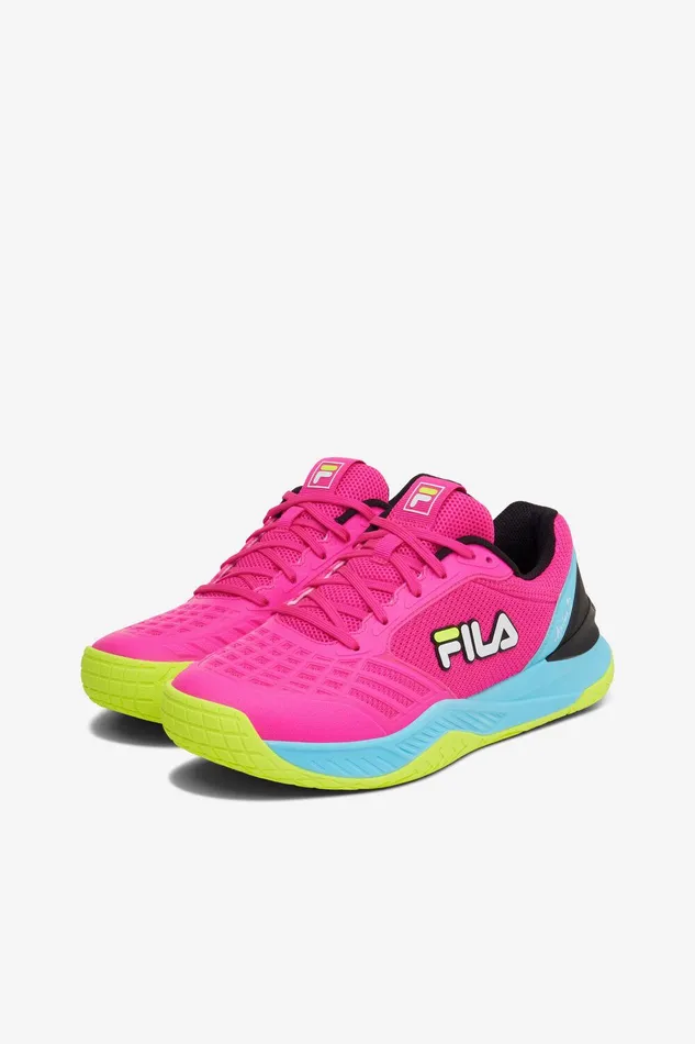 Tennis Women Fila Axilus 3 693 Pink Glo Bluefish Safety Yellow Tennis Women Fila Axilus 3 693 Pink Glo Bluefish Safety Yellow