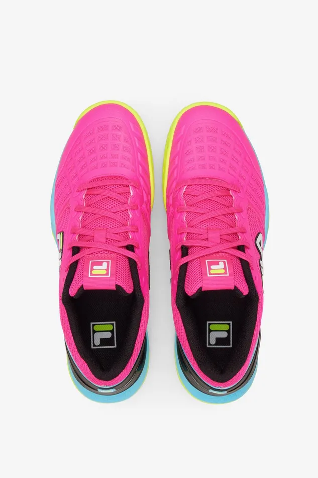 Tennis Women Fila Axilus 3 693 Pink Glo Bluefish Safety Yellow Tennis Women Fila Axilus 3 693 Pink Glo Bluefish Safety Yellow