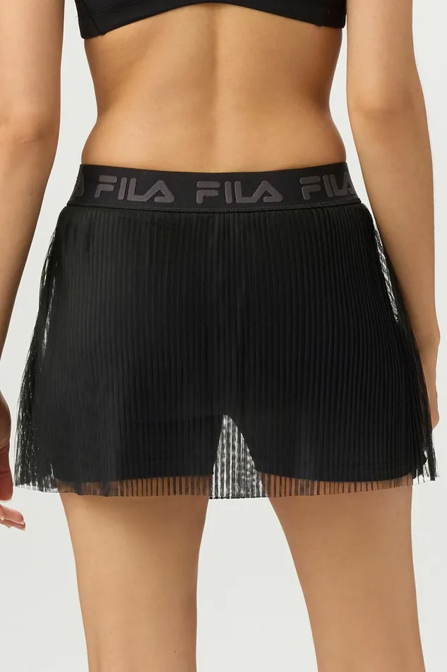 Tennis Women Fila Illusion Skort 001 Black Tennis Women Fila Illusion Skort 001 Black