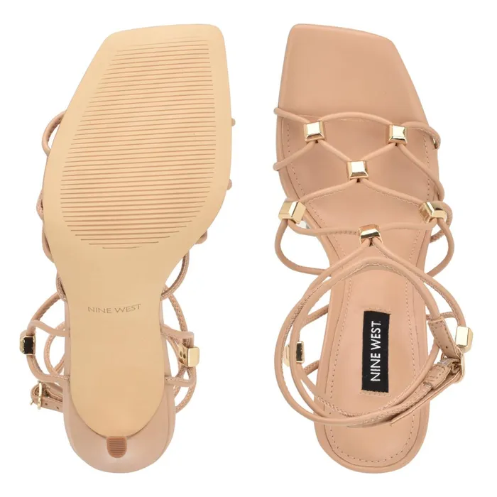 Tenor Ankle Wrap Heeled Sandals Warm Blush Women Nine West High Heels Tenor Ankle Wrap Heeled Sandals Warm Blush Women Nine West High Heels