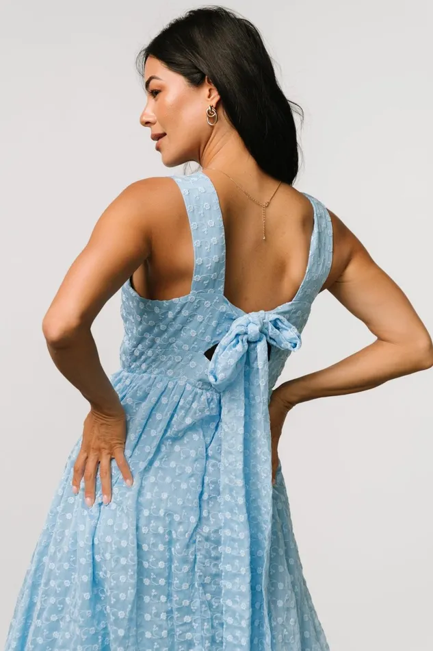 Thalia Embroidered Tank Midi Dress Blue Women Baltic Born Midi Dresses Thalia Embroidered Tank Midi Dress Blue Women Baltic Born Midi Dresses