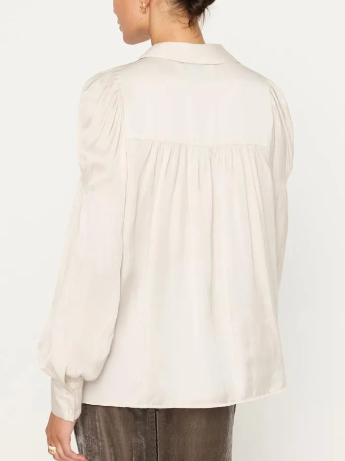 The Anson Blouse Oyster Blush Women Brochu Walker Tops