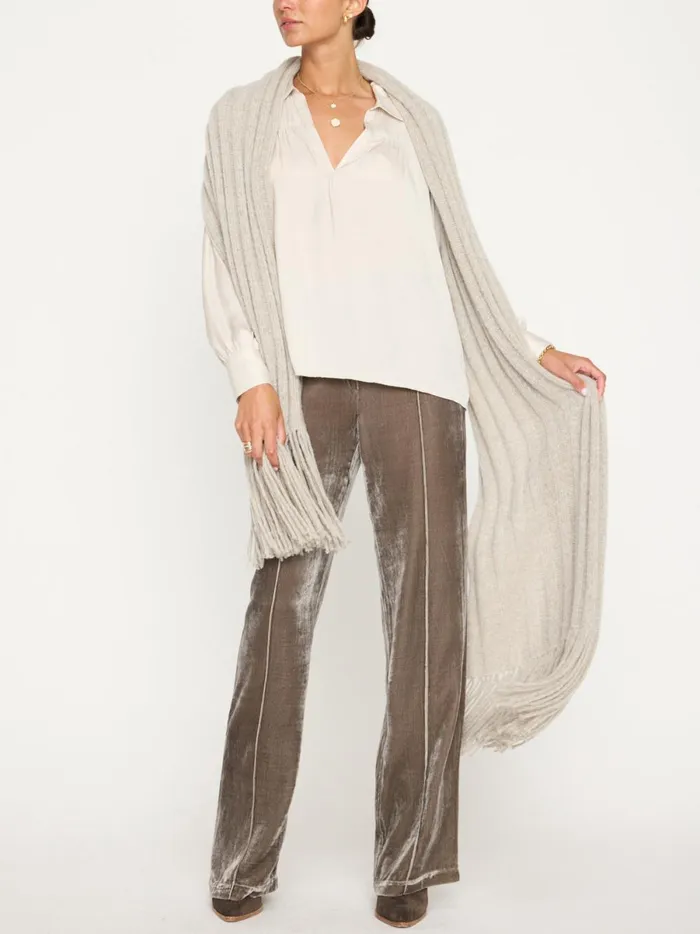 The Anson Blouse Oyster Blush Women Brochu Walker Tops