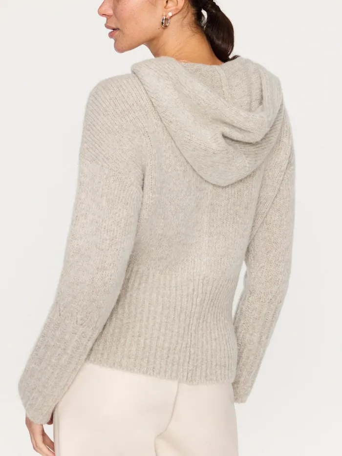 The Camille Luxe Hoodie Dusk Mlange Women Brochu Walker Sweaters