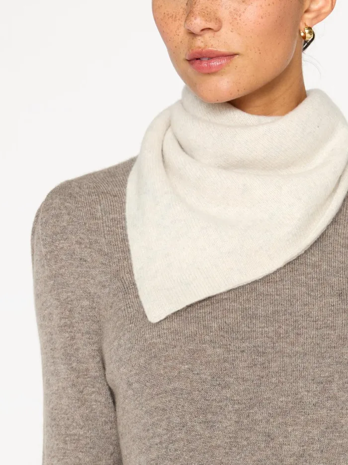 The Cashmere Neck Square Mist Mlange Women Brochu Walker Scarves and Gloves