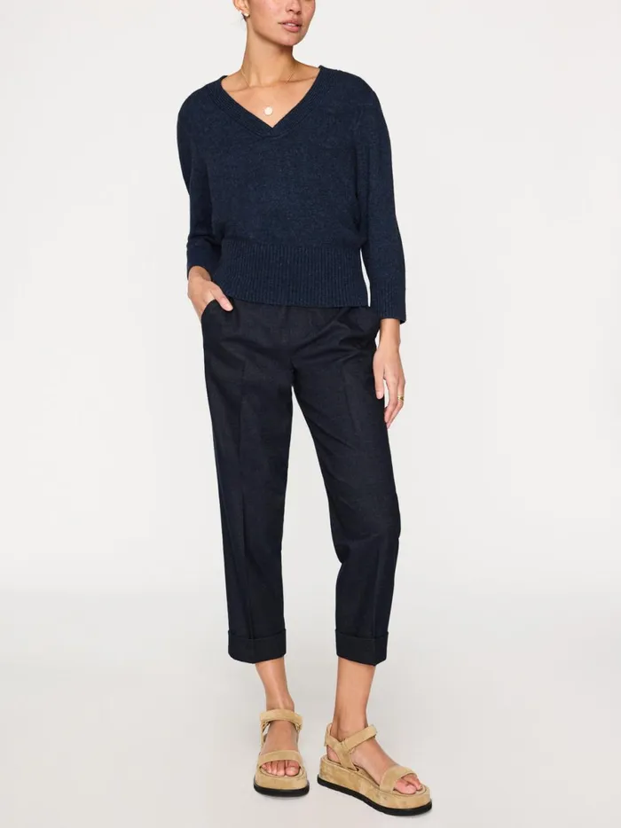 The Ellison Pullover Baltic Mlange Women Brochu Walker Sweaters