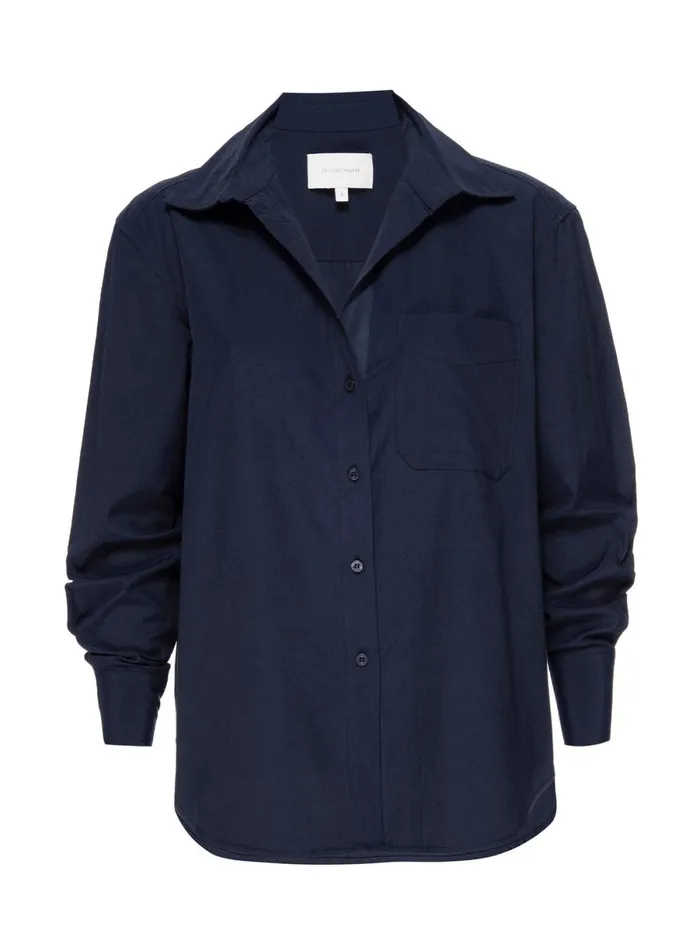 The Everyday Shirt Navy Women Brochu Walker Tops