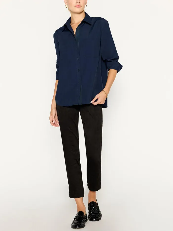 The Everyday Shirt Navy Women Brochu Walker Tops