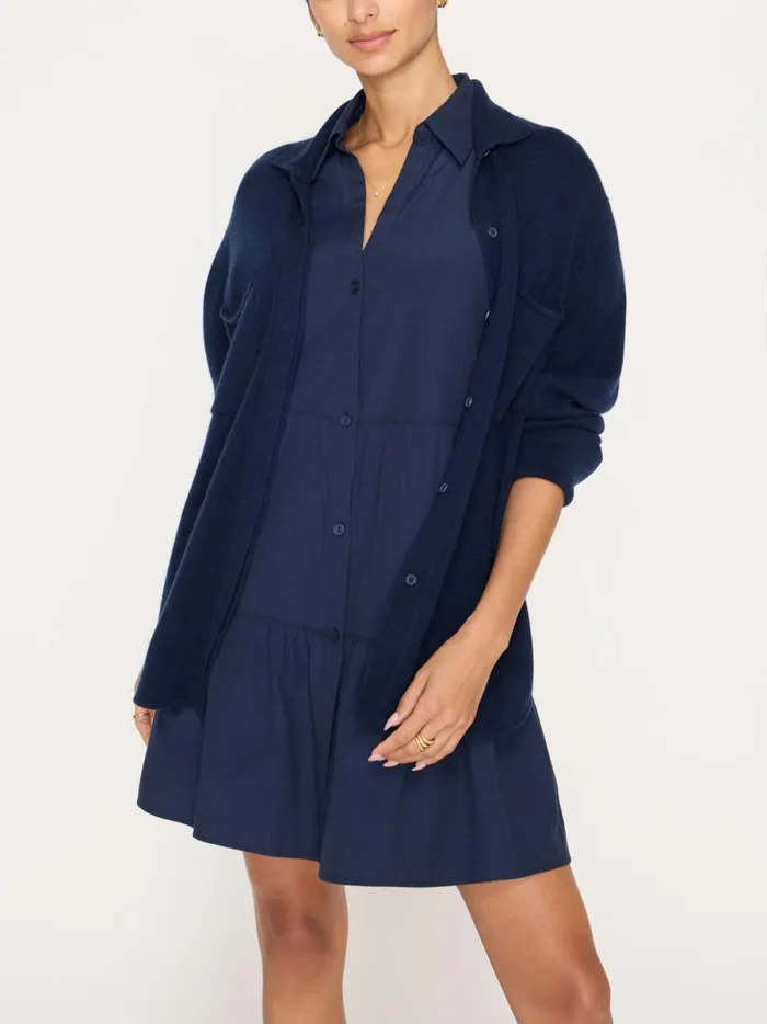 The Havana Mini Dress Navy Women Brochu Walker Dresses