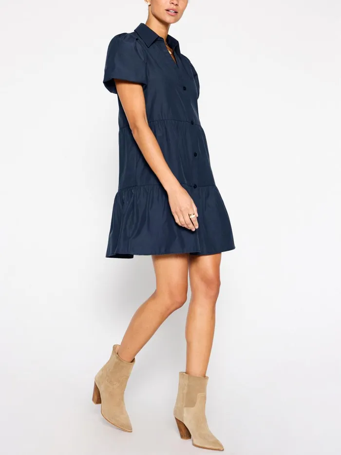The Havana Mini Dress Navy Women Brochu Walker Dresses