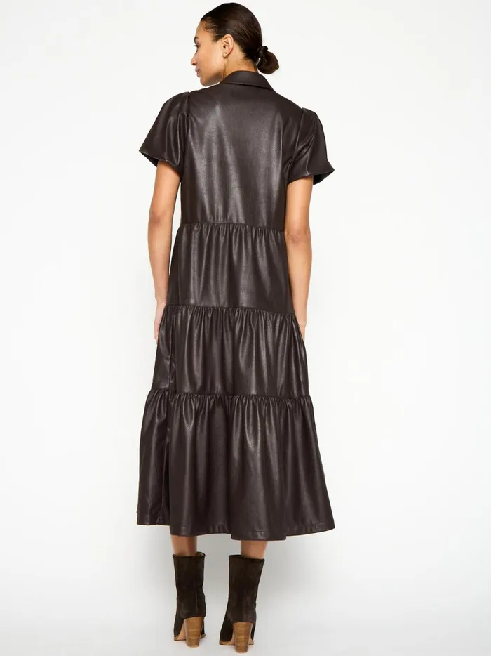 The Havana Vegan Leather Dress Timber Women Brochu Walker Dresses