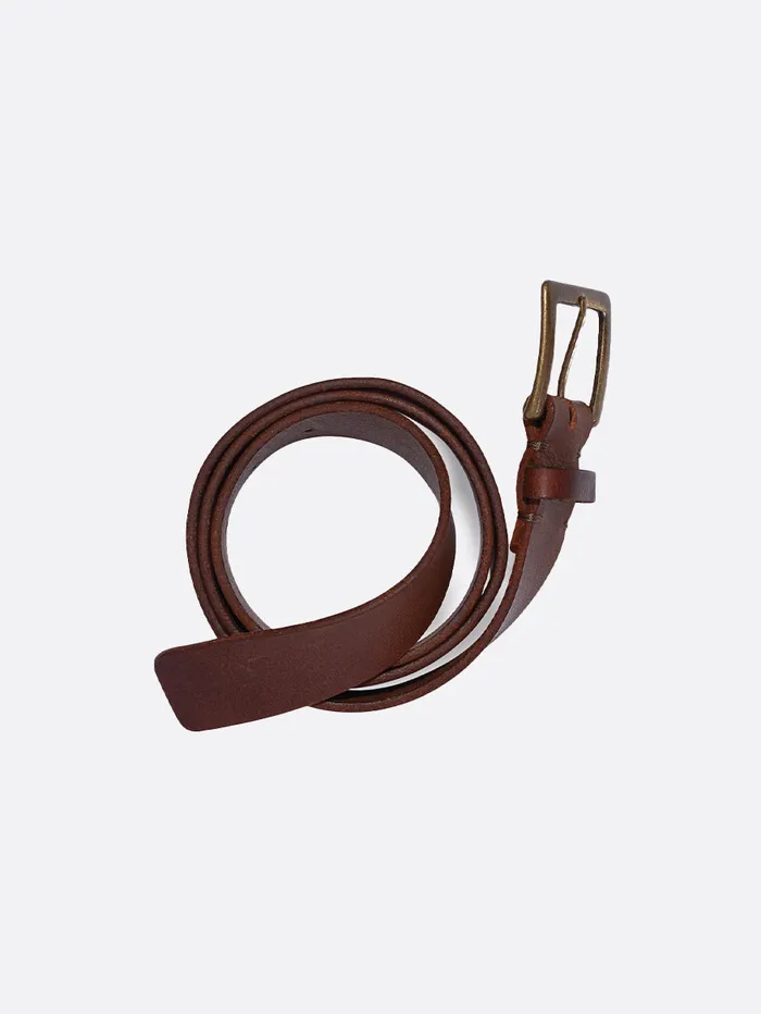 The Heritage Buckle Belt Distressed Brown Women Brochu Walker Belts