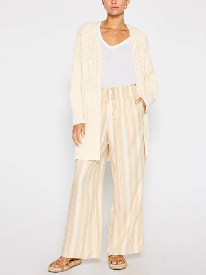 The Holden Handknit Cardigan Creme Women Brochu Walker Cardigans