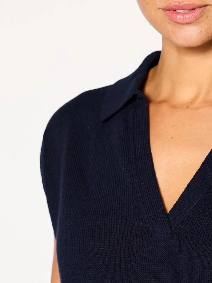 The Jaia Polo Looker Hale Navy With White Women Brochu Walker Looker Sweaters