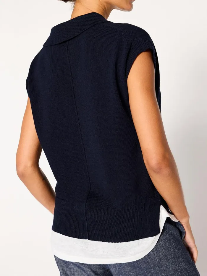 The Jaia Polo Looker Hale Navy With White Women Brochu Walker Looker Sweaters