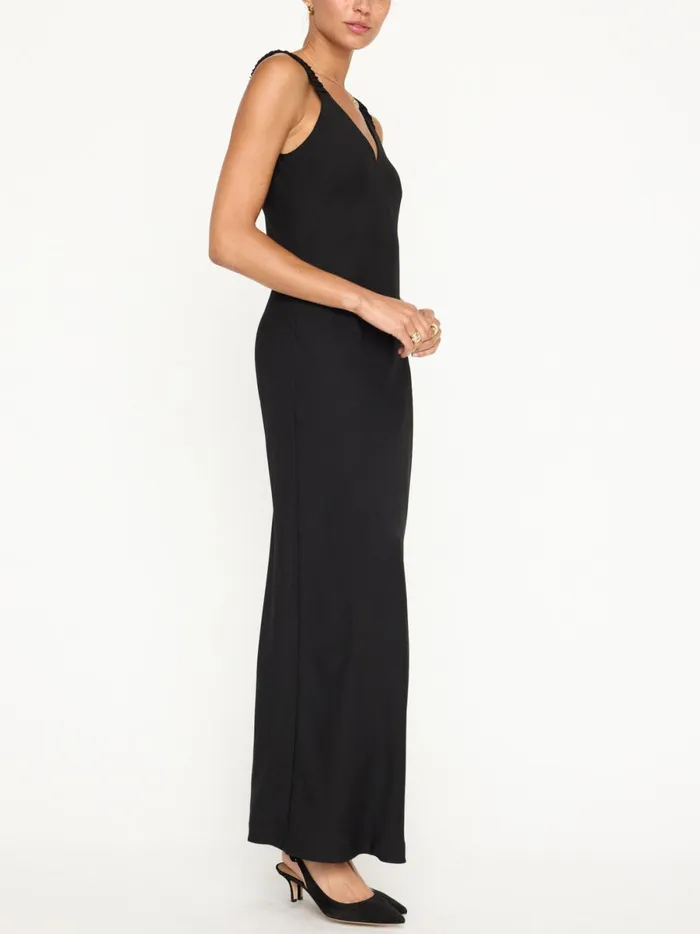 The Stella Bias Dress Black Onyx Women Brochu Walker Dresses