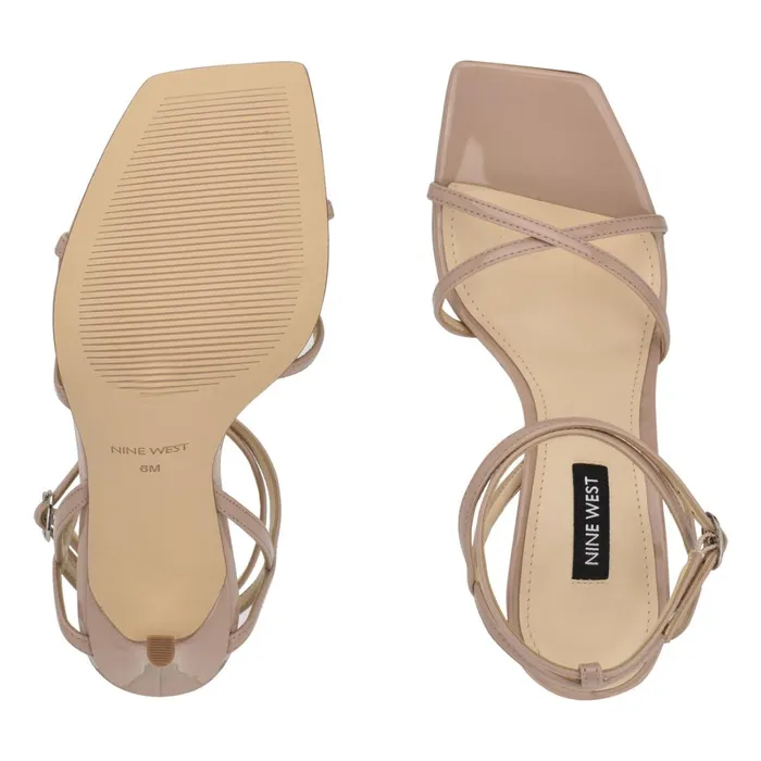 Tidle Ankle Strap Sandals Barely Nude Women Nine West Dress Tidle Ankle Strap Sandals Barely Nude Women Nine West Dress
