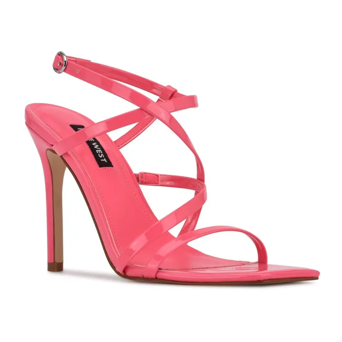 Tilas Heeled Sandals Miami Pink Women Nine West Dress Tilas Heeled Sandals Miami Pink Women Nine West Dress
