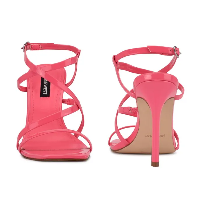 Tilas Heeled Sandals Miami Pink Women Nine West Dress Tilas Heeled Sandals Miami Pink Women Nine West Dress